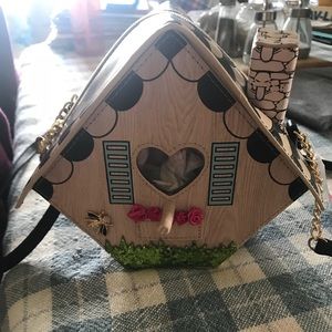 Betsy Johnson Bird House Purse